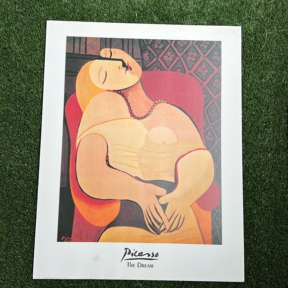 1996 Picasso The Dream Poster 22”X28” - Picture 1 of 7